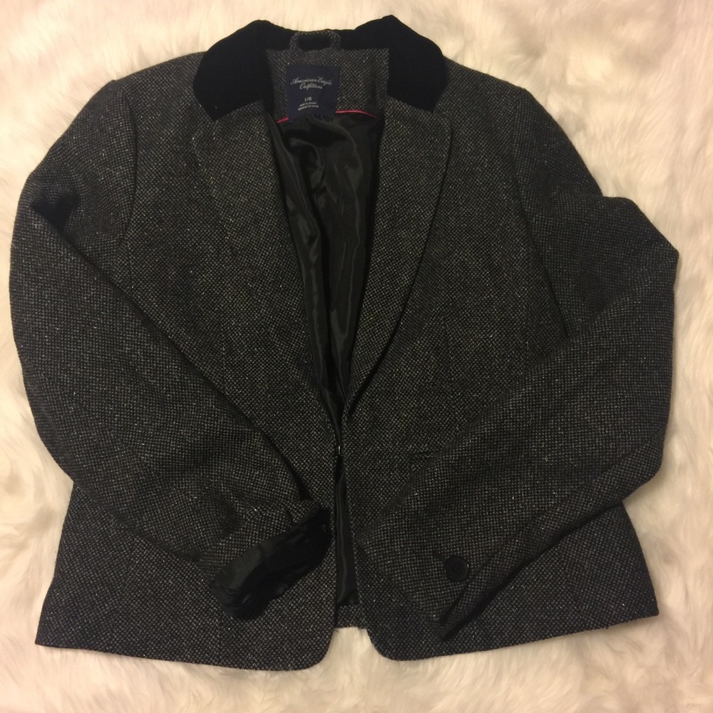 American Eagle tweed blazer